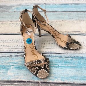 Sam Edelman heels shoes animal print